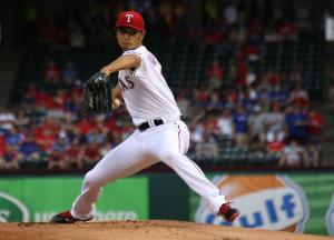 In the shortest outing of his big-league career, Yu Darvish allowed four earned runs on six hits in less than four innings Monday.